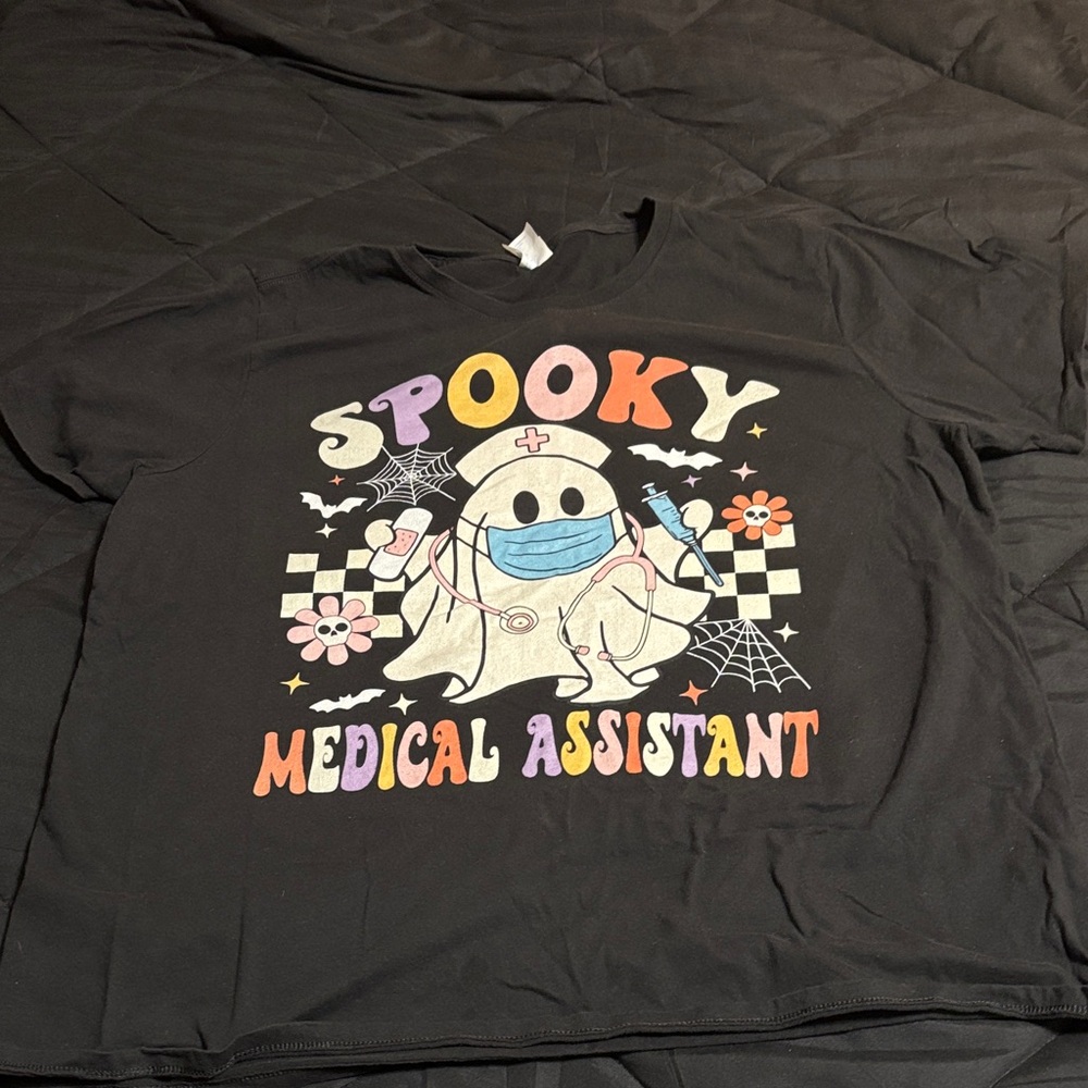 Spooky Medical Assistant T-Shirt - Black